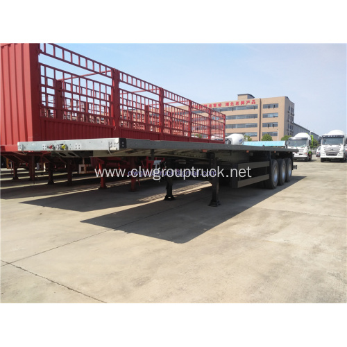 Customer's requirement Steel tri-axle semi trailer